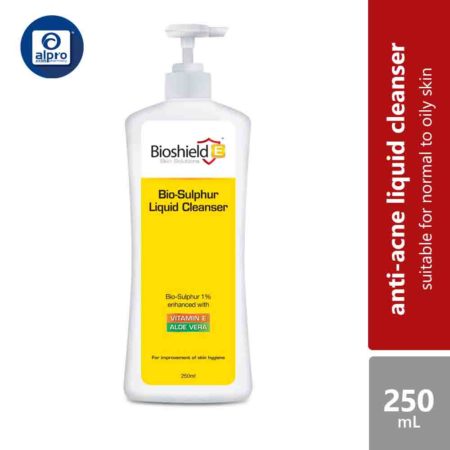 Bioshields E Bio-Sulphur Liquid Cleanser 250mL