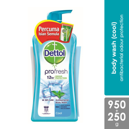 Dettol Shower Gel Cool 950ml + 250ml