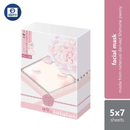 Face Mask Lululun Shimane Peony 1k 5x7s