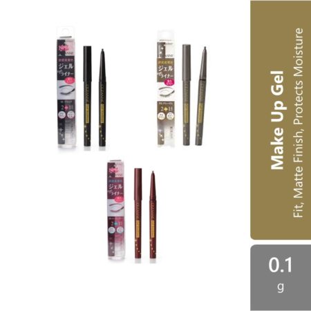 Cezanne Gel Eyeliner 10 (black/20 Brown/70 Greige) | Fit, Matte Finish, Protects Moisture