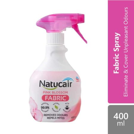 Natucair Fabric Spray (pink Blossom) 400ml | Eliminate & Cover Unpleasant Odors