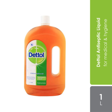 Dettol Antiseptic Liquid 1 Litre | For Medical & Hygiene