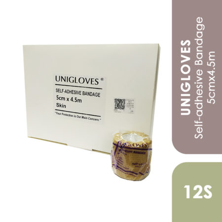 Unigloves Self-adhesive Bandage 5cmx4.5m 12s