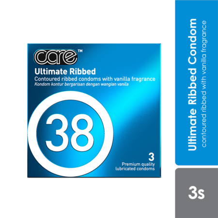 Care 38 Ultimate Ribbed 3s | Condom