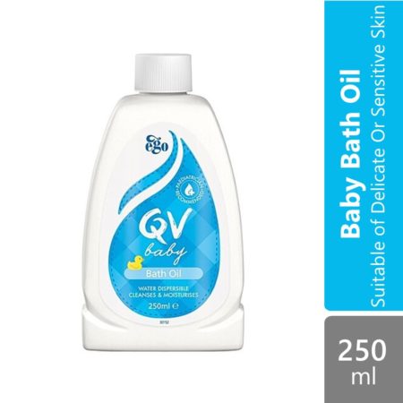 Ego Qv Baby Bath Oil 250ml | Suitable Of Delicate Or Sensitive Skin