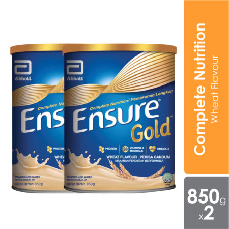 Abbott Ensure Gold Wheat 2x850g | Complete Nutrition