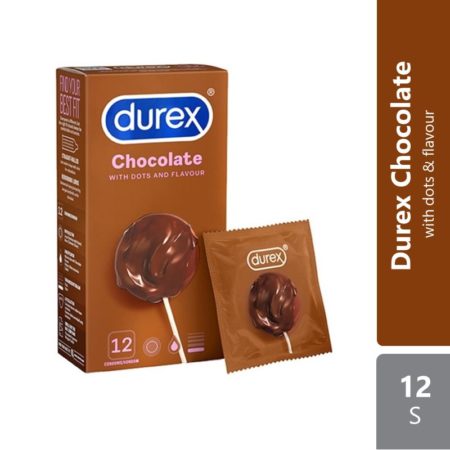 Durex Dotted Condom Chocolate 12s