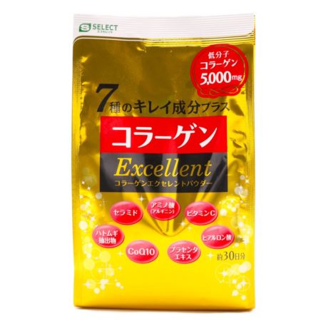 [ Non-halal ] S-Select Excellent Collagen Powder 5000mg 213g