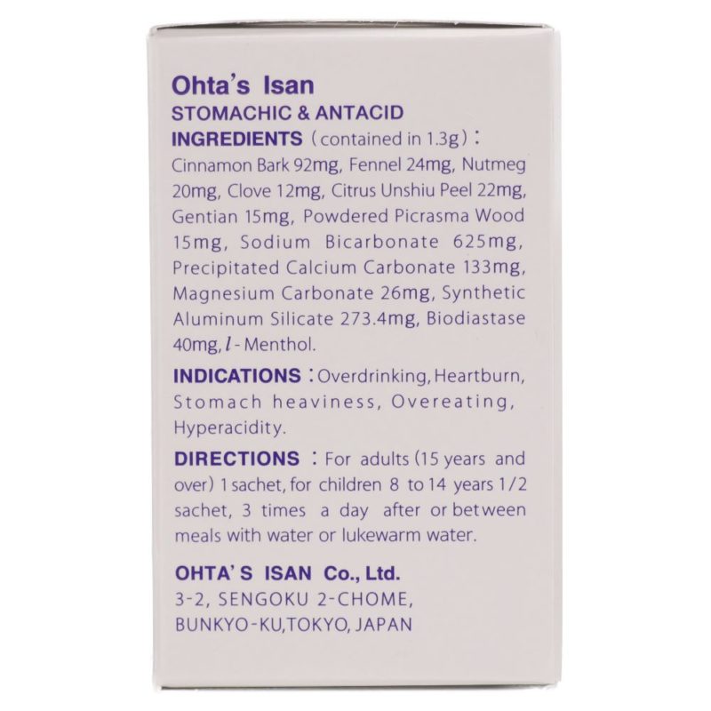 Ohta‘S Isan Stomach Relieving Sachet 32s - Alpro Pharmacy