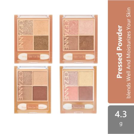 Cezanne Beige Tone Eye Shadow (01/02/03/04) |blends Well And Moisturizes Your Skin