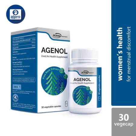 Eldon Nutrition Agenol Capsule 30s | To Support Healthy Menstrual and Menopause