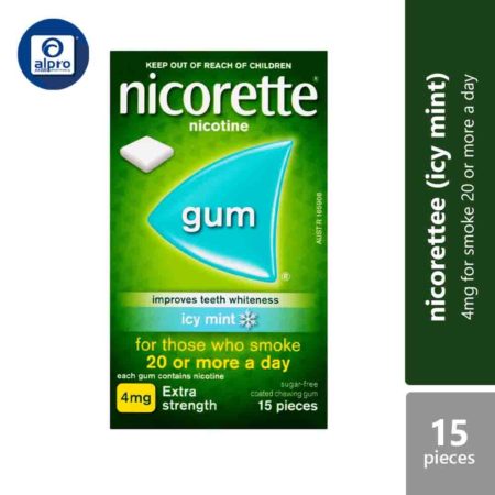NICORETTE Gum Icy Mint 4mg x 15s | Quitting Smoking