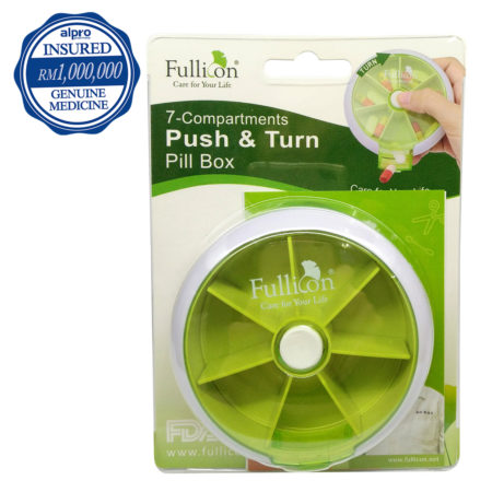 Fullicon Pill Box - Push &turn