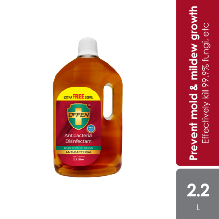 Offen Antibacterial Disinfectant Liquid 2.2L | Kills 99.9% of Fungi, Viruses & Bacteria