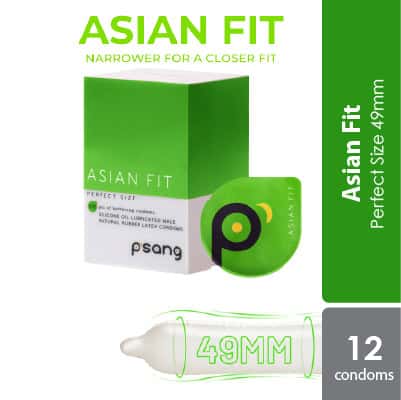 P'sang Asian-fit Close Fit Condom 12s | Fruit Scent Condom