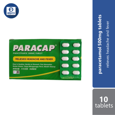 Paracap Paracetamol 500mg 10s