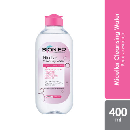 Bionier Micellar Cleansing Water 400ml | Remove Makeup (Exp: 10/2024)