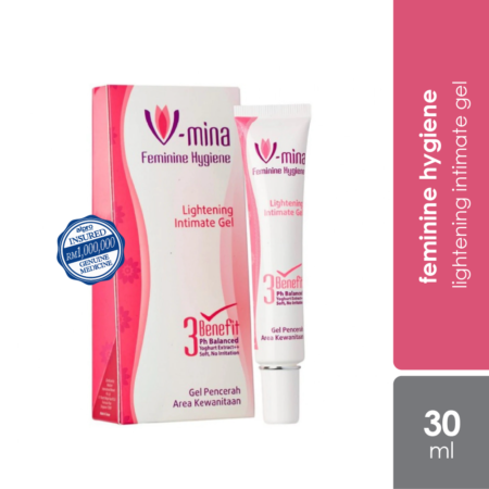 V-Mina Feminine Lightening Gel 30ml | Natural Lightening Extracts