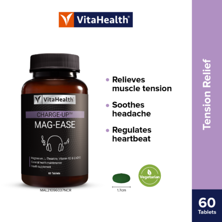 Vitahealth Charge-Up Mag-Ease 60s | Muscle Tension Relief