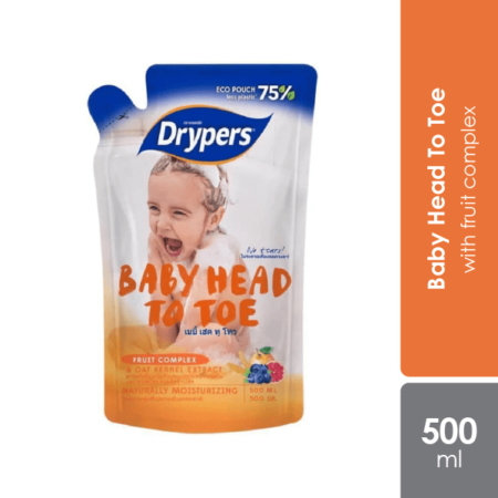 Drypers Baby Head To Toe 500ml Fruit