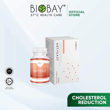 Biobay Artyeast 60s | Reduce High Cholesterol | Lower Triglycerides | Maintain Healthy Blood Pressure