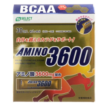 S-Select Bcaa Amino 3600 Supplement 30s