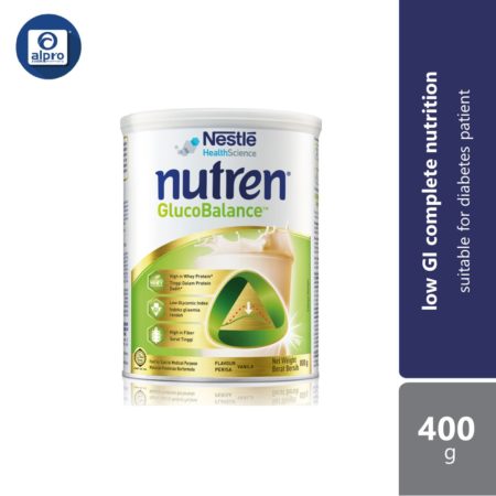 Nestle Nutren Glucobalance 400g | Low Gi Nutrition For Diabetic Patient