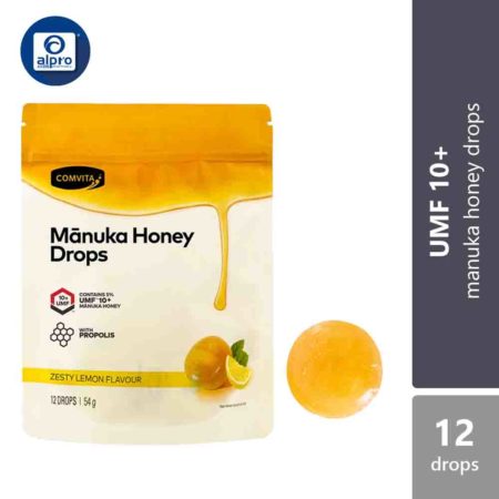 Comvita Manuka Honey Drops - Lemon & Honey 12s