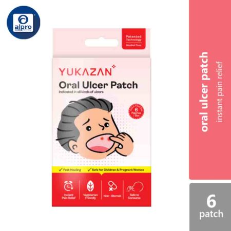 Yukazan Oral Ulcer Patch (6 Pieces) - For All Kind Of Oral & Canker Ulcers