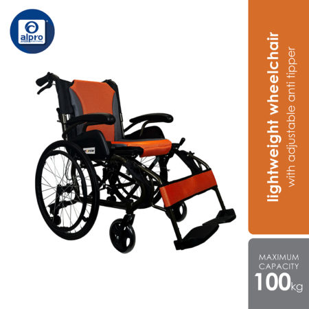 Moven bm009d Ultra Durable Lightweight Premium Wheelchair | 16 Inch