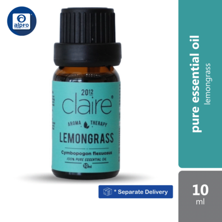 Claire Organics Lemongrass Pure Essential Oil - 100% imported from Australia