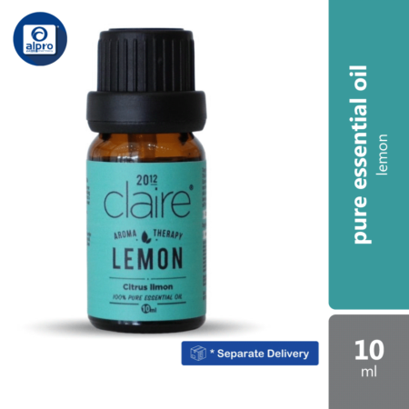 Claire Organics Lemon Pure Essential Oil 10ml