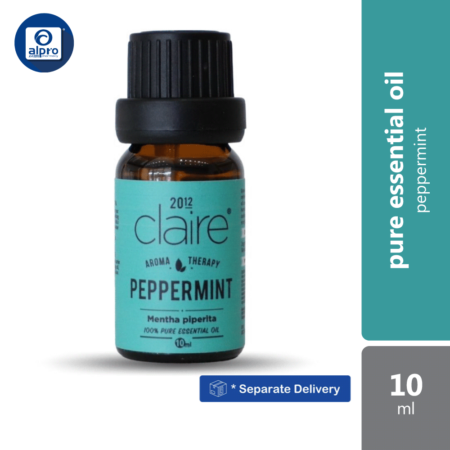 Claire Organics Peppermint Pure Essential Oil - 100% Imported from Australia