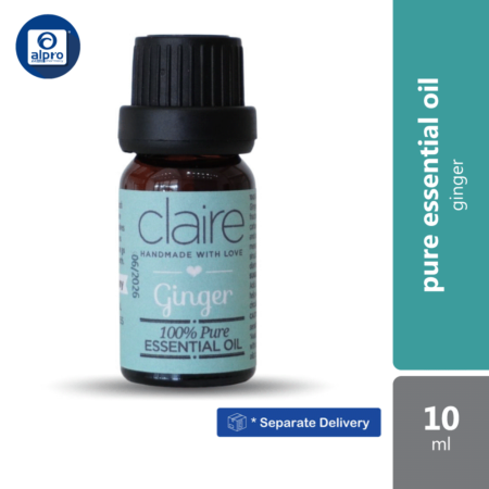 Claire Organics Ginger Pure Essential Oil (10ml)