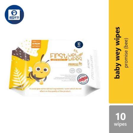 K-Mom First Wet Wipes Promise 10s (Bee)