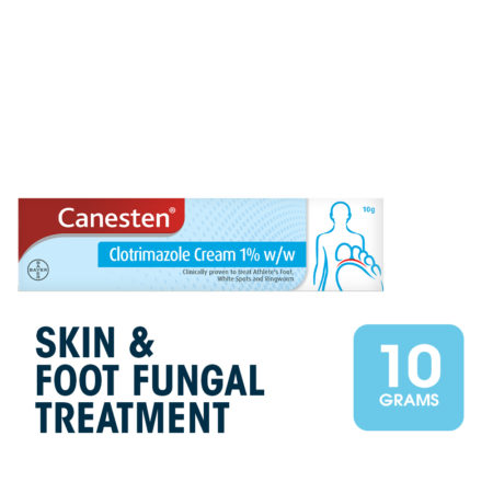 Canesten Clotrimazole Cream 1% 10g For Antifungal