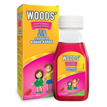 Woods Peppermint Cough Syrup 100ml | For Children