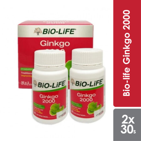 Bio-life Ginkgo 2000 2x30s | Heart Health