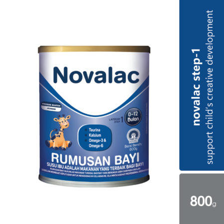 Novalac Infant's Milk Formula Step 1 800g | For Age 0-12 Months