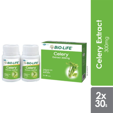 Bio-life Celery Extract 300mg 2x30s | Joint Health