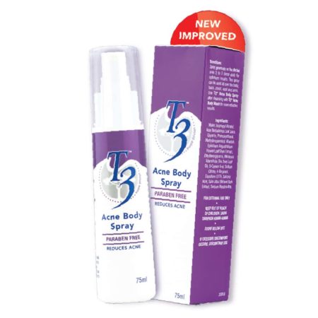 T3 Acne Body Spray 75ml