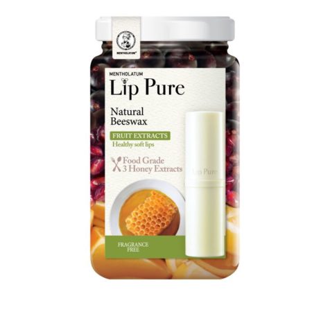 Mentholatum Lip Pure Lipbalm Fragrance Free 4g