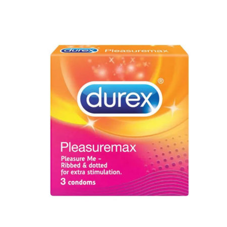 Durex Pleasuremax Easy-on Condom 3s