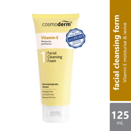 Cosmoderm Vitamin E Facial Cleansing Foam 125ml