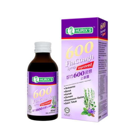 Hurixs 600 Flu Cough Syrup 60ml