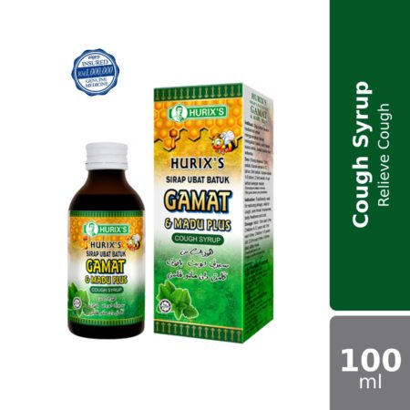 Hurixs Ubat Batuk Gamat & Madu Plus 100ml | For Cough