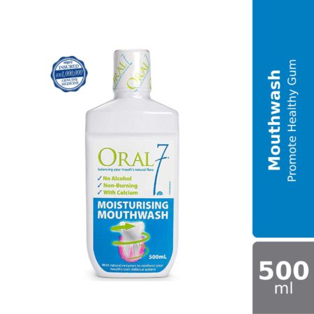 Oral 7 Moisturising Mouthwash 500ml