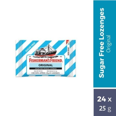 Fishermans Friend Sugar Free Original Lozenges 24x25g