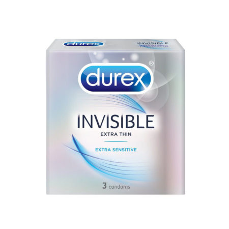 Durex Invisible Extra Thin Extra Sensitive Condom 3s