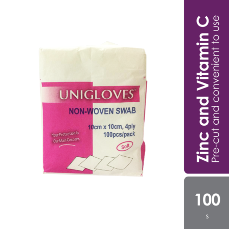 Unigloves Non-woven Swab 10cmx10cmx4ply 100s